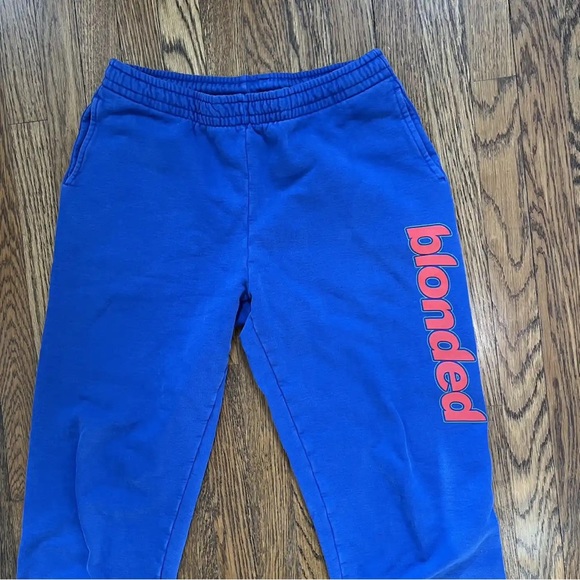 2020 Frank Ocean Blonded Logo Sweatpants Blue, medium - Picture 2 of 2